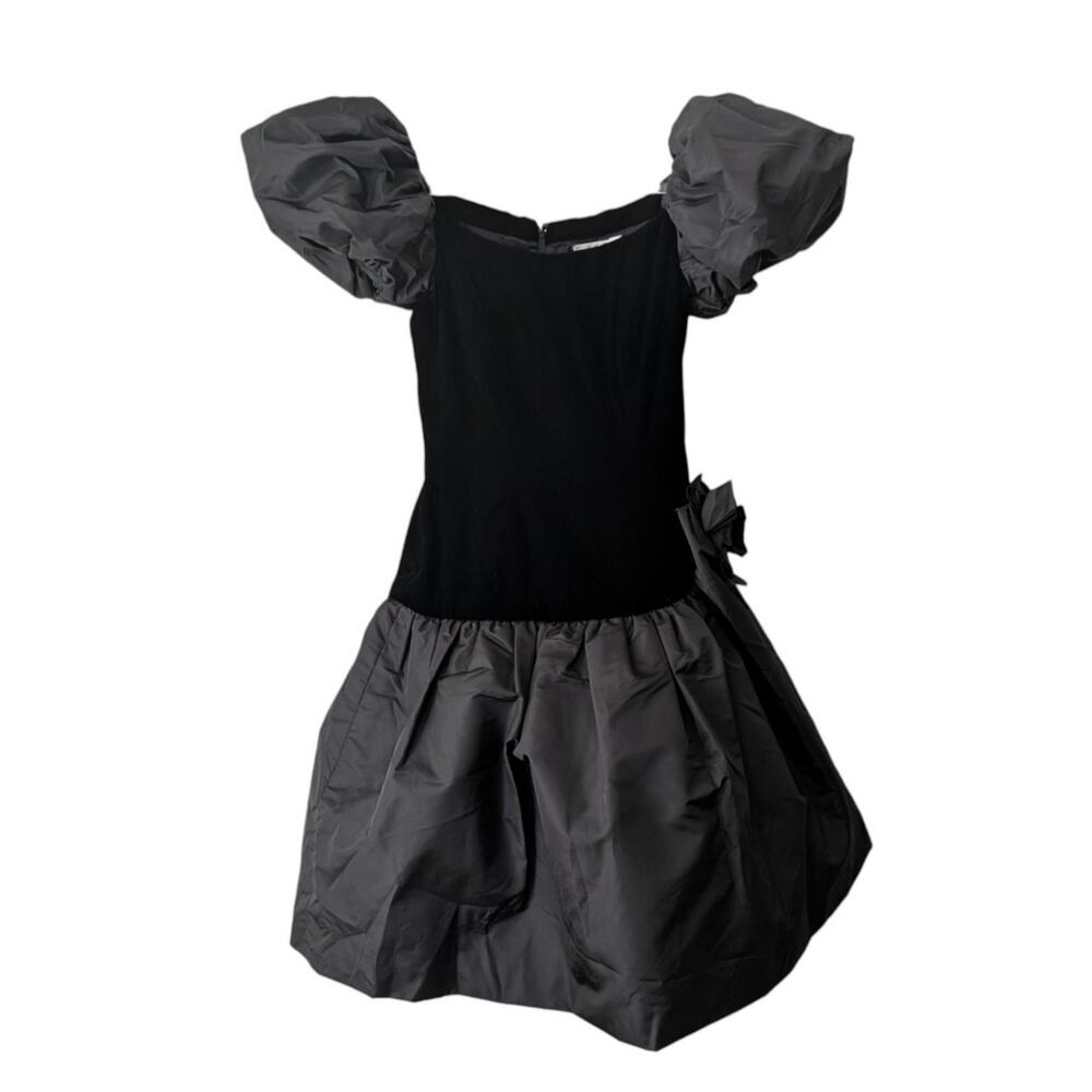 Victor Costa Vintage Velvet and Taffeta Party Dress